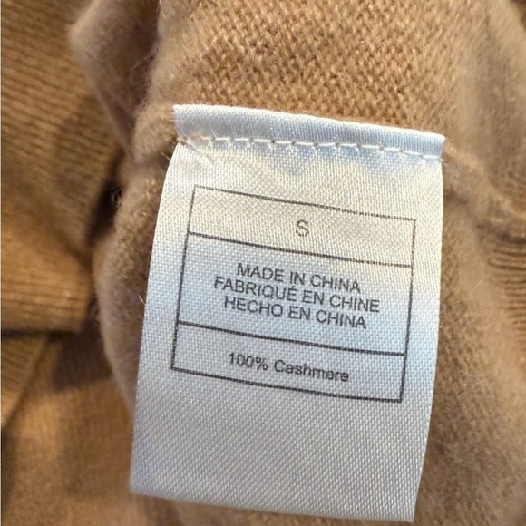 Quince 100% Mongolian Cashmere Sweater — Camel - Picture 3 of 5